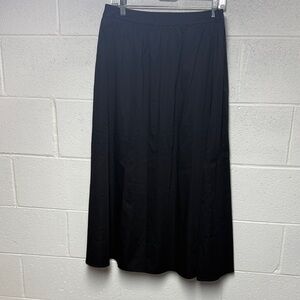 Ming Wang Classic Black Maxi Skirt